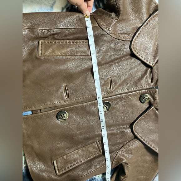 BCBGMaxAzria Brown Leather Jacket - Picture 7 of 11